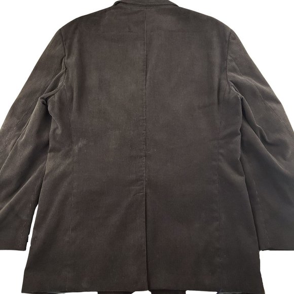 Polo Ralph Lauren Corduroy Olive Green 3 Button Sports Coat Blazer Mens Large - Picture 7 of 10